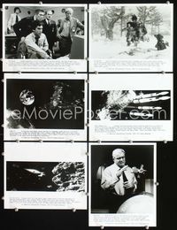 2q462 METEOR 6 8x10 movie stills '79 Brian Keith, Karl Malden, plus cool outer space images!
