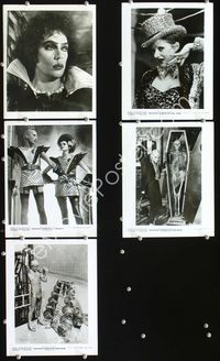 2q515 ROCKY HORROR PICTURE SHOW 5 8x10s '75 great shots of Tim Curry, Little Nell & Richard O'Brien!