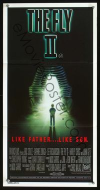 2q150 FLY II Aust daybill '89 Eric Stoltz, Daphne Zuniga, like father, like son, horror sequel!