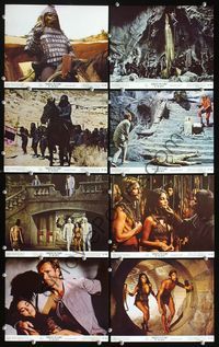 2q278 BENEATH THE PLANET OF THE APES 8 color 8x10s '70 James Franciscus, Kim Hunter, Linda Harrison
