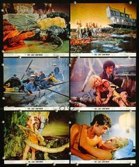 2q284 LOST CONTINENT 6 color 8x10 stills '68 Hammer, Eric Porter, Hildegarde Knef, cool monsters!