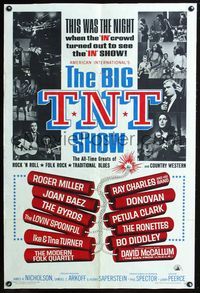 2r103 BIG T.N.T. SHOW 1sh '66 all-star rock & roll, traditional blues, country western & folk rock!