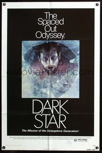 2r188 DARK STAR one-sheet movie poster '75 John Carpenter & Dan O'Bannon, the spaced out odyssey!