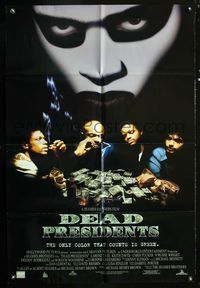 2r197 DEAD PRESIDENTS DS int'l one-sheet movie poster '95 Chris Tucker, Larenz Tate & loads of cash!