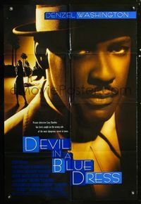 2r205 DEVIL IN A BLUE DRESS DS one-sheet poster '95 great image of Denzel Washington, Tom Sizemore