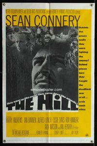 2r385 HILL one-sheet movie poster '65 directed by Sidney Lumet, great close up of Sean Connery!