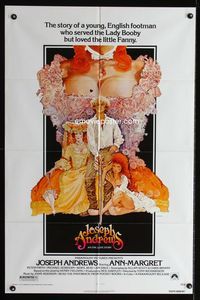 2r458 JOSEPH ANDREWS one-sheet poster '77 sexy artwork of Ann-Margret by Ted CoConis, Peter Finch