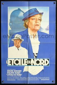 2r521 L'ETOILE DU NORD one-sheet movie poster '82 Simone Signoret, Philippe Noiret, Topazio art!