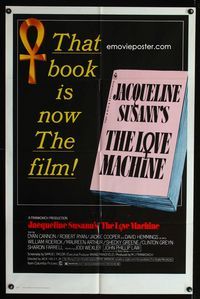 2r567 LOVE MACHINE one-sheet movie poster '71 Dyan Cannon, from Jacqueline Susann's romance novel!