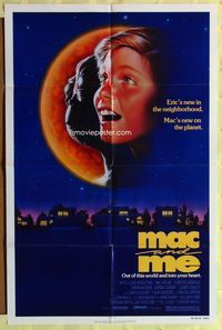 2r578 MAC & ME one-sheet movie poster '88 E.T. sci-fi ripoff, artwork by Craig!
