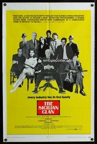 2r789 SICILIAN CLAN one-sheet movie poster '70 Les Clan des Siciliens, Jean Gabin, Alain Delon