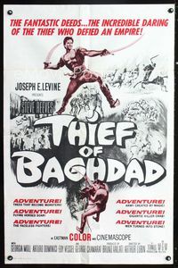 2r875 THIEF OF BAGHDAD int'l 1sh '61 daring Steve Reeves does fantastic deeds and defies an empire!