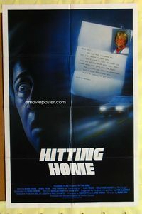 2s165 HITTING HOME one-sheet movie poster '87 Robin Spry, Kerrie Keane, A mother's revenge!
