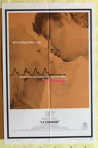 2s199 LA CHAMADE one-sheet movie poster '69 Catherine Deneuve, Francoise Sagan, Michel Piccoli