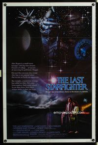 2s205 LAST STARFIGHTER one-sheet poster '84 Lance Guest, Dan O'Herlihy, Catherine Mary Stewart!