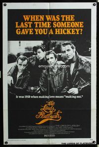 2s223 LORDS OF FLATBUSH one-sheet '74 great image of greasers Winkler, Stallone, and Perry King