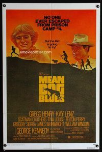 2s276 MEAN DOG BLUES one-sheet movie poster '78 Kay Lenz, no one ever escaped from prison camp #4!