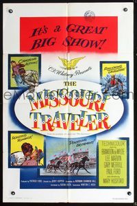 2s284 MISSOURI TRAVELER one-sheet movie poster '58 teen Brandon de Wilde!