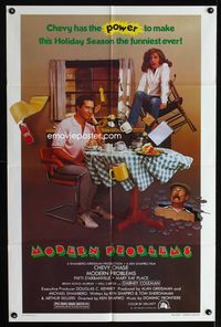 2s288 MODERN PROBLEMS one-sheet poster '81 Chevy Chase, Patty, D'Arbanville, Brian Doyle-Murray