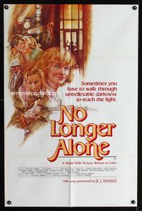 2s334 NO LONGER ALONE one-sheet movie poster '79 Joan Winmill, heartwarming Sewell art!