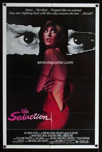 2s422 SEDUCTION one-sheet movie poster '82 super sexy half-dressed Morgan Fairchild!