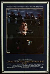 2s469 TAPS one-sheet movie poster '81 George C. Scott, Sean Penn, Tom Cruise