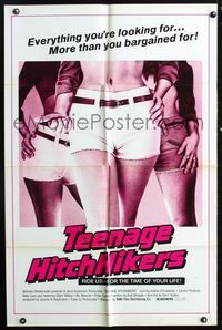 2s472 TEENAGE HITCH HIKERS 1sheet '74 everything you're looking for... more than you bargained for!