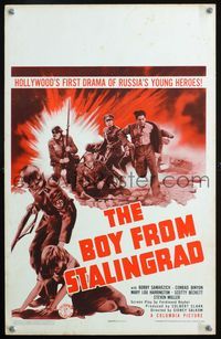 2t046 BOY FROM STALINGRAD WC '43 art of the heroic WWII Russian youths who stopped the Nazis cold!