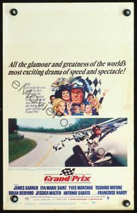 2t143 GRAND PRIX WC '67 Formula One race car driver James Garner, artwork by Howard Terpning!