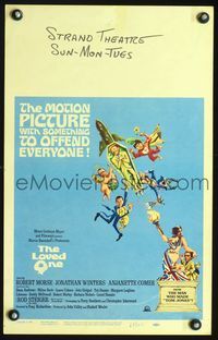 2t248 LOVED ONE WC '65 Jonathan Winters in the motion picture with something to offend everyone!