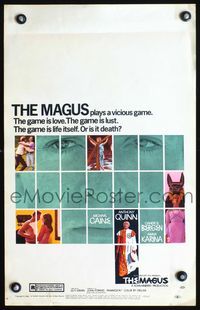 2t257 MAGUS WC '69 Michael Caine, Anthony Quinn, Candice Bergen, Anna Karina, the game is life!