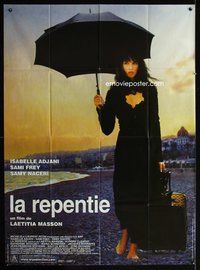 2u451 LA REPENTIE French 1panel '02 Laetitia Masson, Sami Frey, sexy Isabelle Adjani with umbrella!