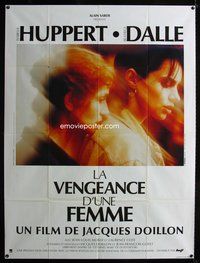 2u455 LA VENGEANCE D'UNE FEMME French 1panel '90 Isabelle Huppert, Dalle, image by Jamet/Philippe!