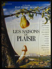 2u465 LES SAISONS DU PLAISIR French 1p '88 Jean-Pierre Mocky, Stephane Audran,wild sexual fruit art