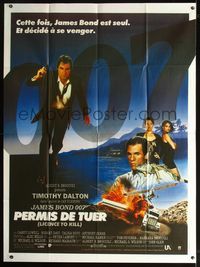 2u469 LICENCE TO KILL French one-panel '89 Timothy Dalton as James Bond, he's out for revenge!