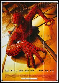 2u280 SPIDER-MAN Italian one-panel movie poster '02 Tobey Maguire, Sam Raimi, Marvel Comics!
