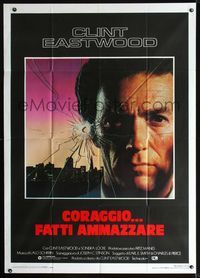 2u283 SUDDEN IMPACT Italian one-panel '84 Clint Eastwood is at it again as Dirty Harry, great image!