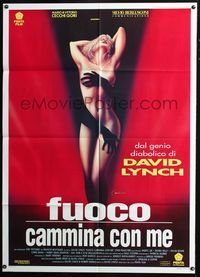 2u304 TWIN PEAKS: FIRE WALK WITH ME Italian 1p '92 David Lynch, different sexiest art by Cecchini!