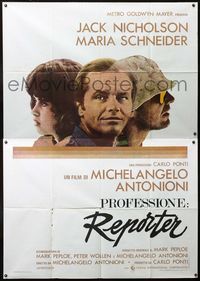 2u053 PASSENGER Italian 2p '75 Jack Nicholson, Maria Schneider, Michelangelo Antonioni, different!