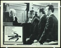 2v018 ANATOMY OF A MURDER LC #3 '59 close up of James Stewart, George C. Scott & Joseph Welch!