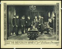 2v042 BREATHLESS MOMENT movie lobby card '24 William Desmond with detective and uniformed police!