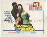 2v420 EXPERIMENT IN TERROR TC '62 Glenn Ford, Lee Remick, more tension than the heart can bear!