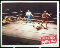2v089 FIGHTING MAD LC #2 '48 great image of boxer Joe Kirkwood Jr. as Joe Palooka in boxing ring!