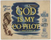 2v459 GOD IS MY CO-PILOT TC '45 Dennis Morgan as World War II aviator Col. Robert Lee Scott, Jr.