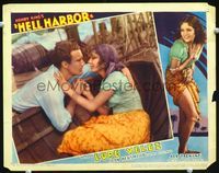 2v125 HELL HARBOR LC R35 John Holland lovingly holds sexy Lupe Velez in rowboat, sexy border image!
