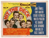 2v493 HIT THE DECK TC '55 Debbie Reynolds, Jane Powell, Tony Martin, Walter Pidgeon, Ann Miller