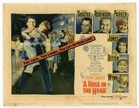 2v496 HOLE IN THE HEAD title card '59 Frank Sinatra, Edward G. Robinson, Eleanor Parker, Frank Capra
