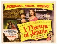 2v510 I DREAM OF JEANIE TC '52 Ray Middleton, Bill Shirley, Muriel Lawrence, romance,music,comedy!