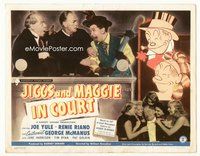 2v535 JIGGS & MAGGIE IN COURT title card '48 Joe Yule, Renie Riano, plus George McManus cartoon art!