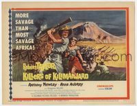 2v548 KILLERS OF KILIMANJARO title card '60 art of Robert Taylor in Africa's most savage mountains!